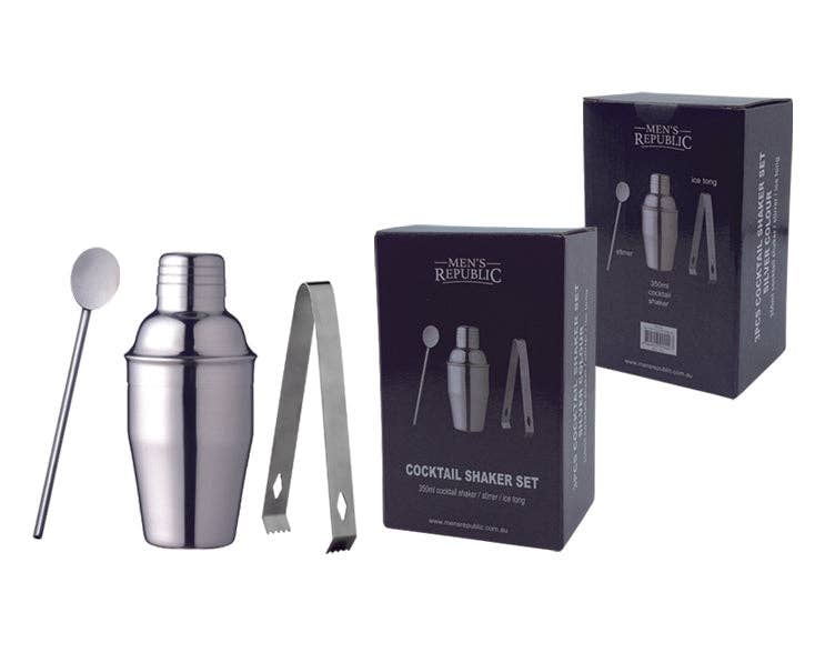 Men's Republic 3pc Cocktail and Bar Gift Set - 350ml