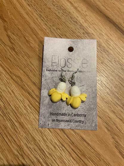 *Earrings Banana Dangles