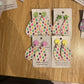 *Earrings Vinyl Easter Egg Print Dangles