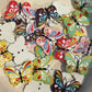 *Loose Buttons - Wooden Printed Butterflies