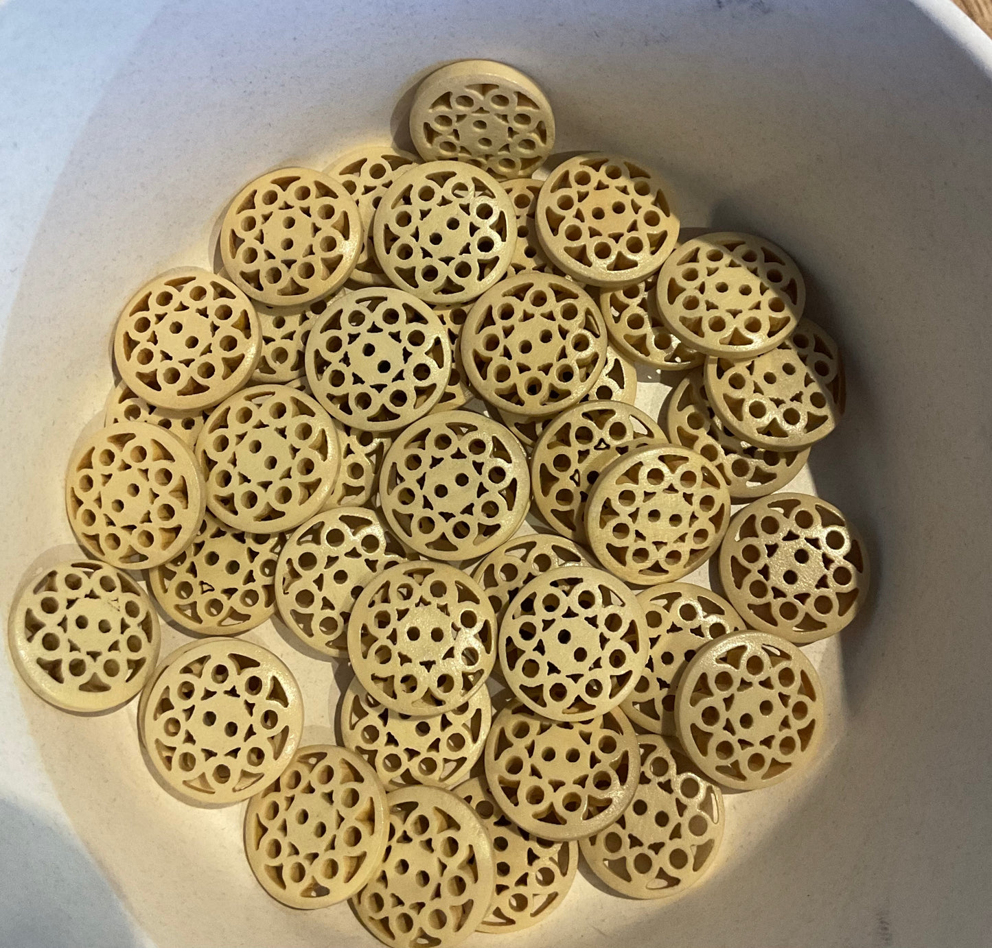 *Loose Buttons - Wooden Inlaid