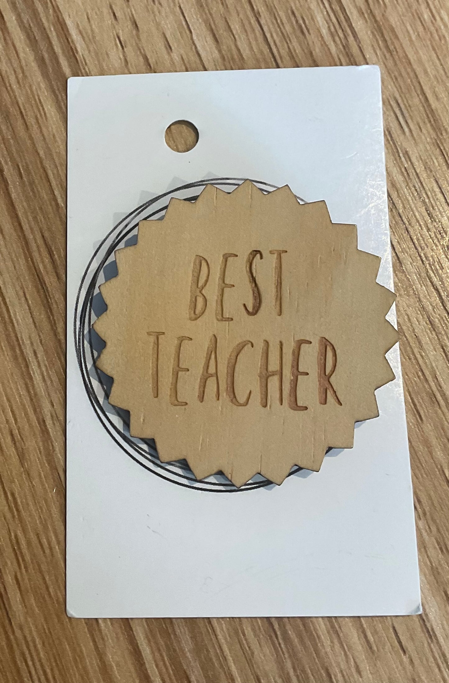 *Brooch Best Teacher