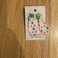 *Earrings Vinyl Easter Egg Print Dangles