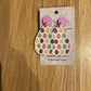 *Earrings Vinyl Easter Egg Print Dangles