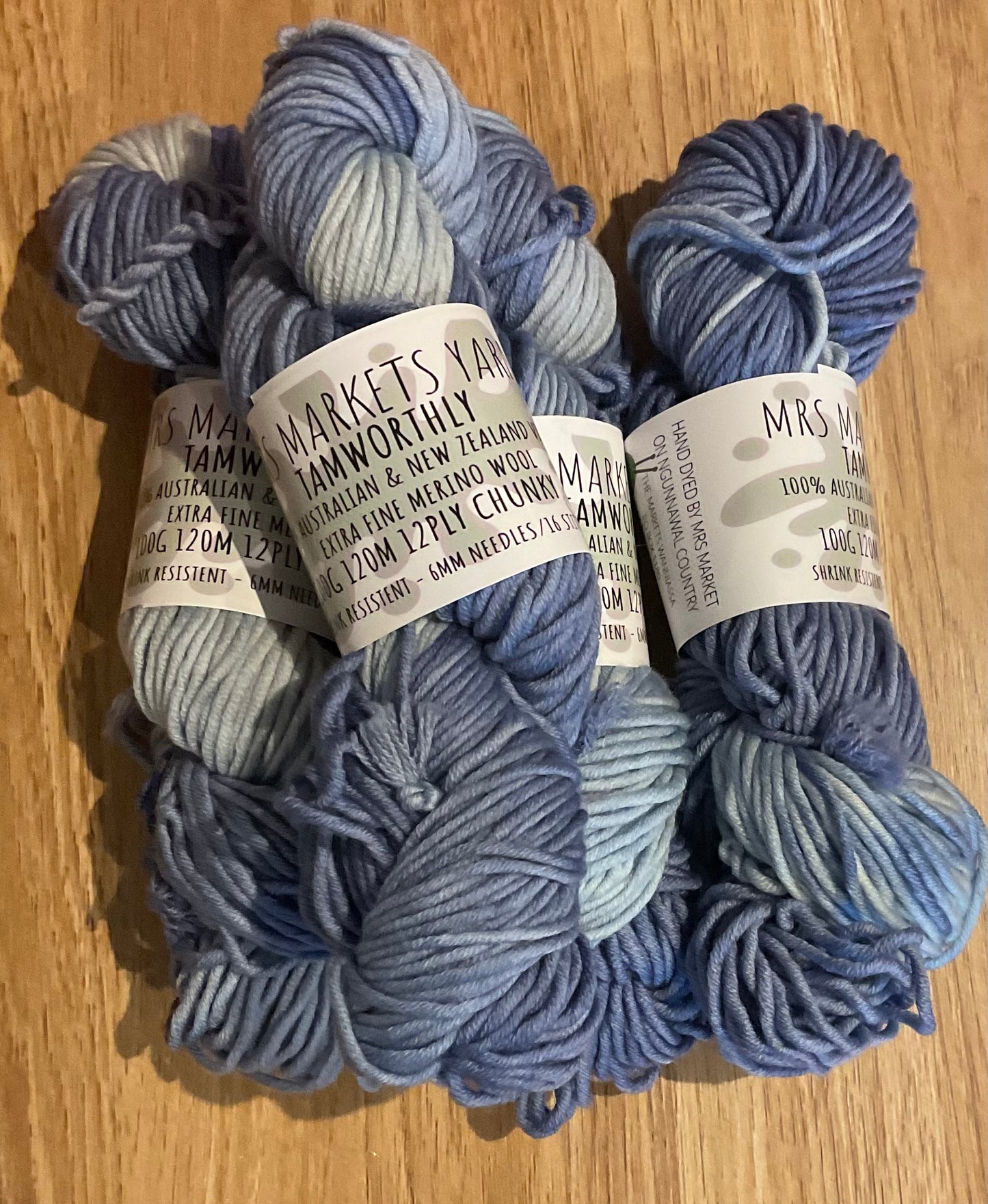*Mrs Markets Tamworthly Yarn 12ply Seabreeze