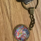 *Glass Dome Keychain Bronze