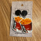 *Earrings Fried Chicken Dangles