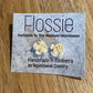 *Earrings Cream Flower Studs
