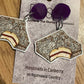 *Earrings Lamington Dangles