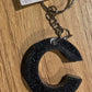 *Keychain Resin Letter C