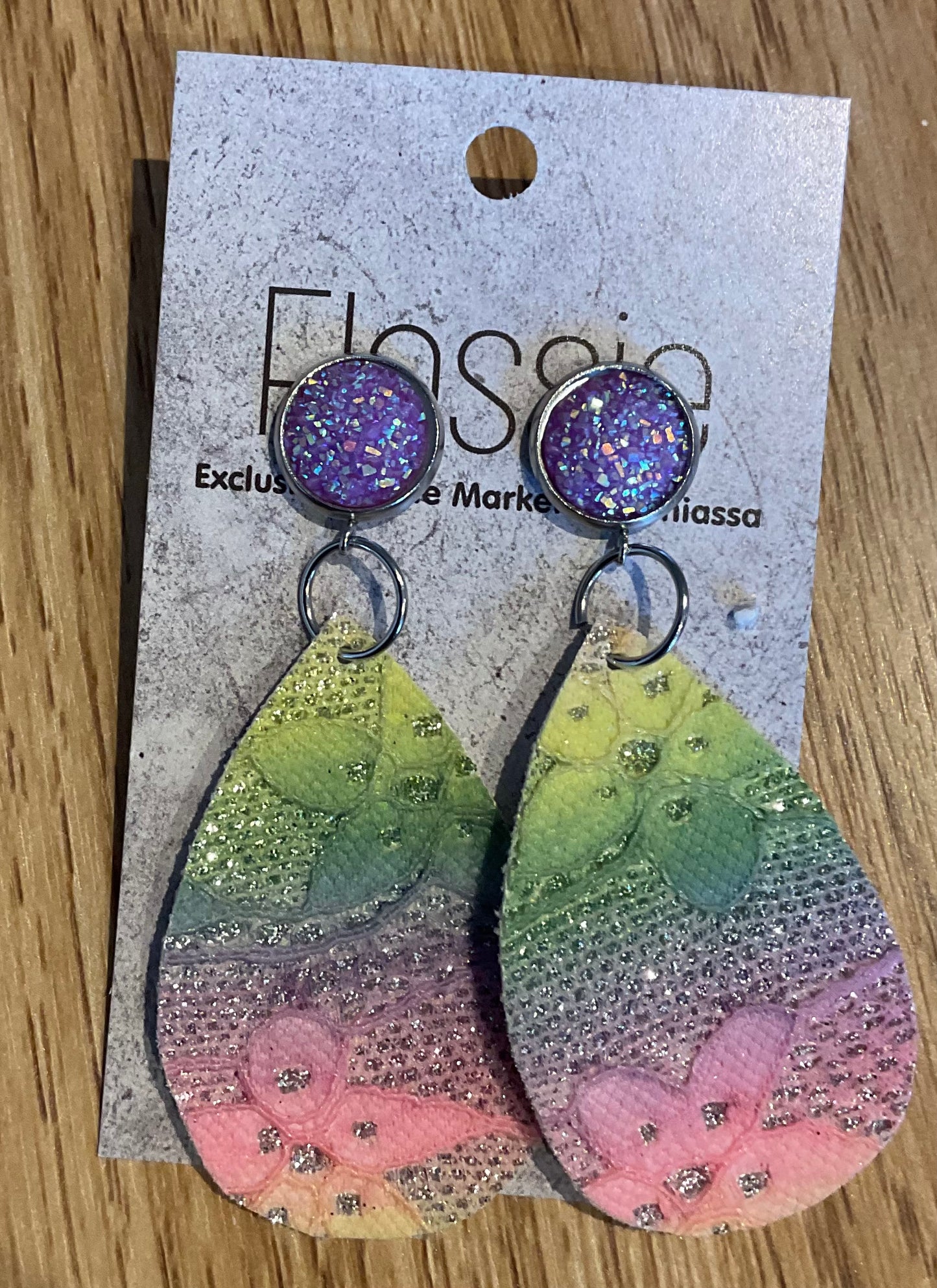 *Earrings Pastel Lace Dangles