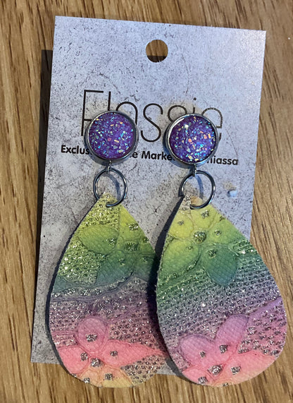 *Earrings Pastel Lace Dangles