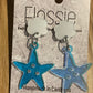 *Earrings Acrylic Shimmery Star Dangles