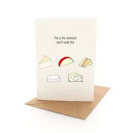 Greeting Card Punny Cheese