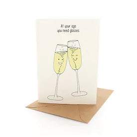 Greeting Card Punny Glasses