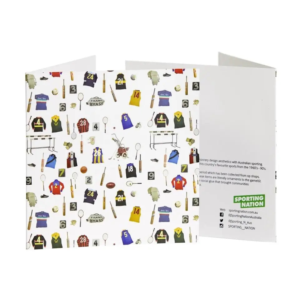 Ornaments to the Game Greeting Card