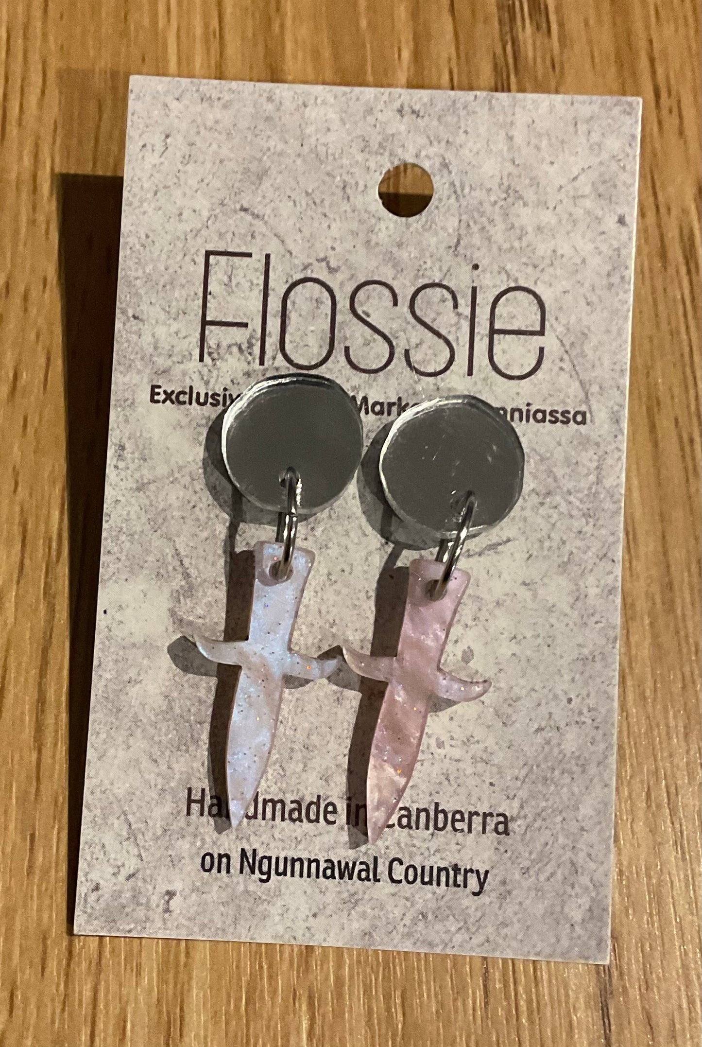*Earrings Acrylic Dagger Dangles