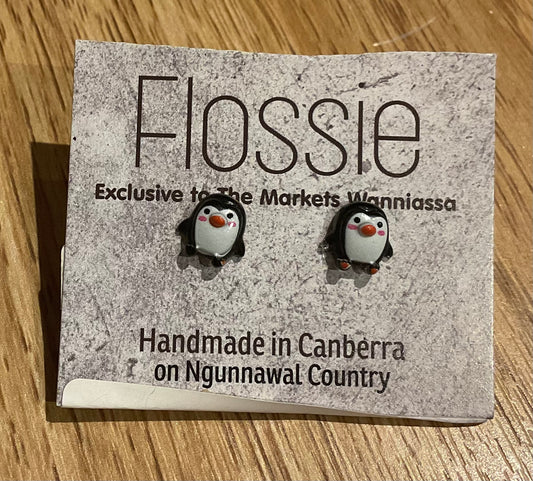 *Earrings Penguins Studs