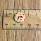 *Loose Buttons -Wooden Printed Patterns