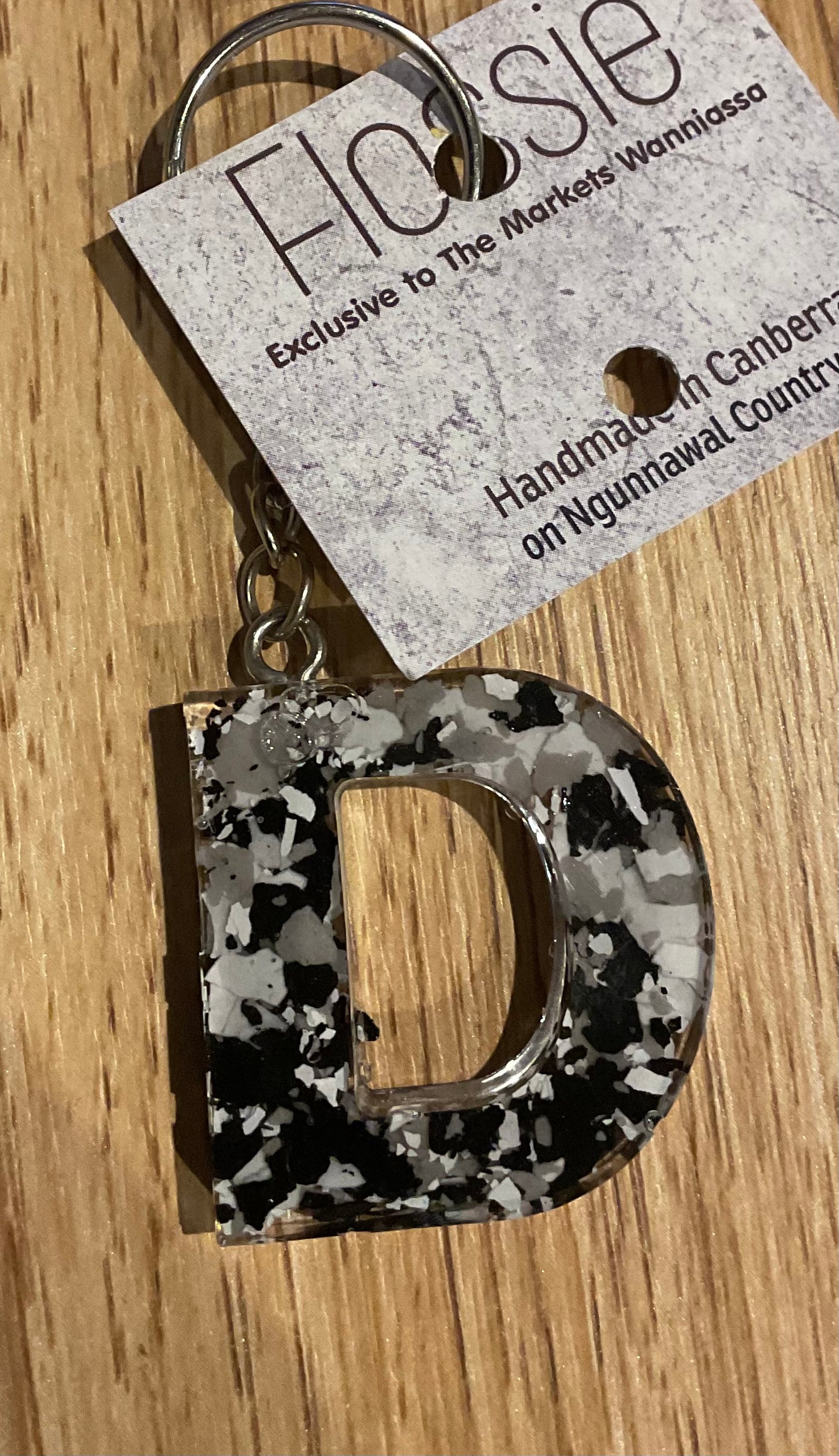 *Keychain Alphabet Letter D