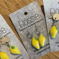 *Earrings Lemon Dangles