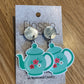 *Earrings Teapot Dangles
