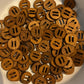 *Loose Buttons -Wooden Long Holes