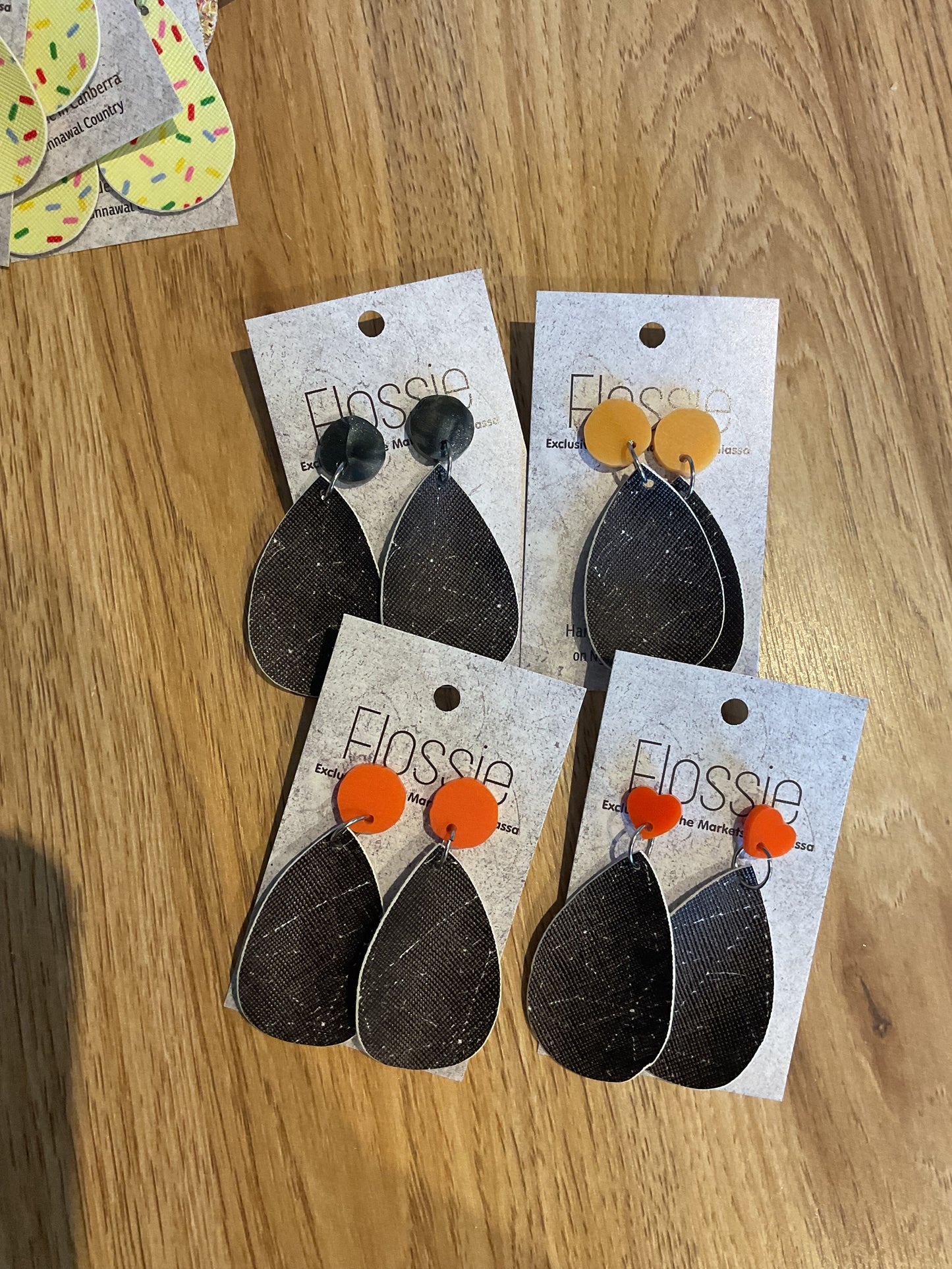 *Earrings Spider Web Dangles
