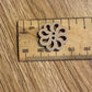 *Loose Buttons - Wooden Flowers