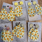 *Earrings Yellow Blooms Dangles