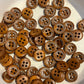 *Loose Buttons -Wooden Print