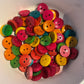 *Loose Buttons - Wooden Colourful