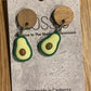 *Earrings Avocado Dangles