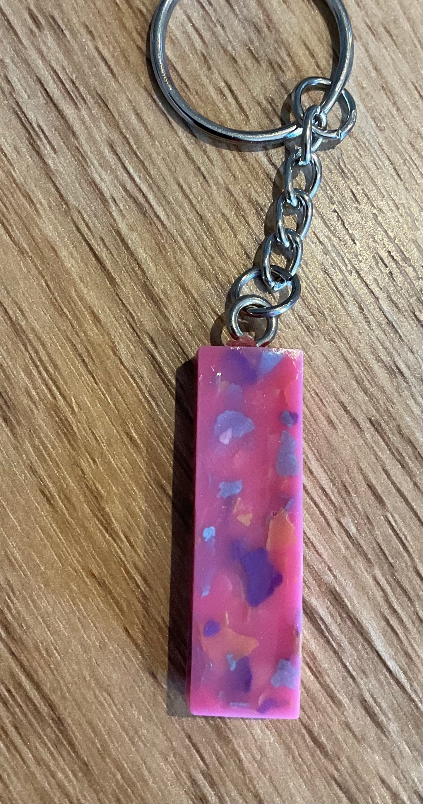 *Keychain Resin Letter I