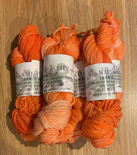 *Tamworthly Yarn 12ply Fruit