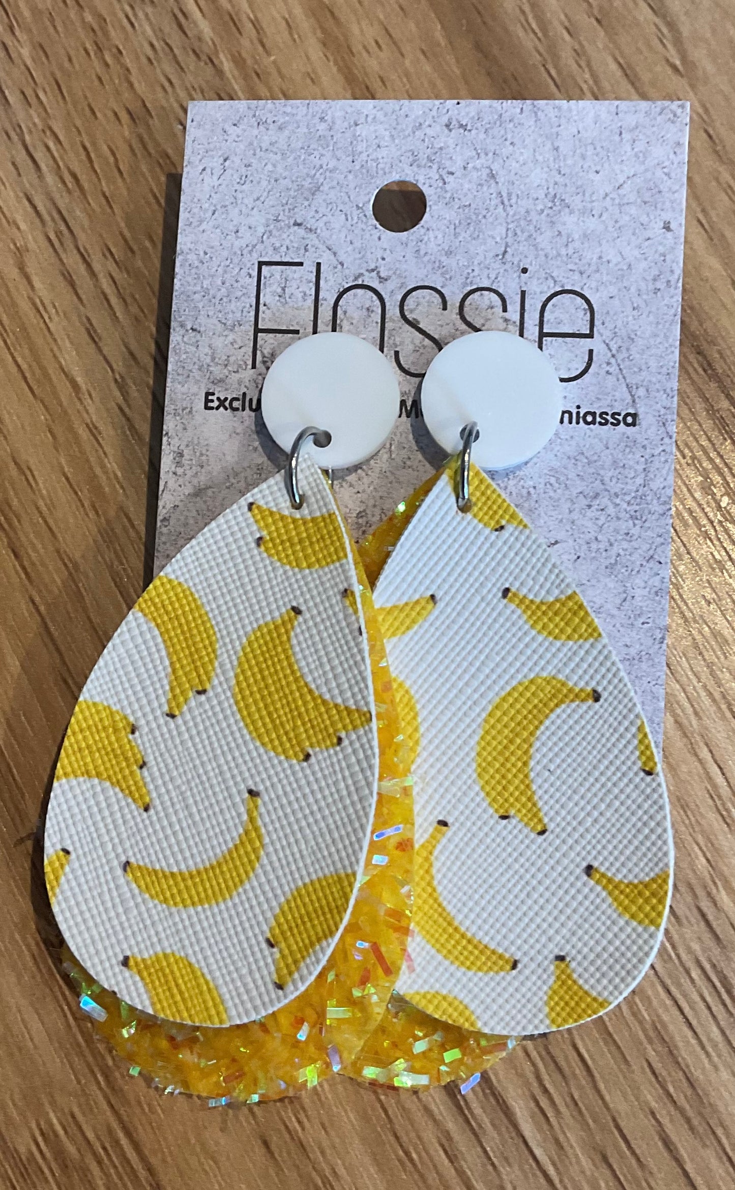 *Earrings Banana Dangles