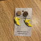 *Earrings Banana Dangles