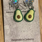 *Earrings Avocado Dangles