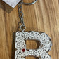*Keychain Resin Letter R