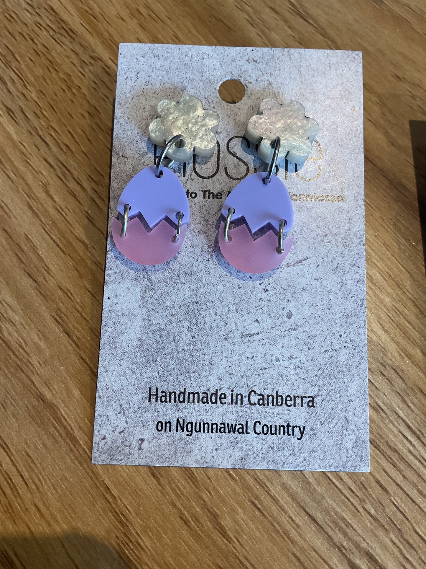 *Earrings Easter Egg Dangles