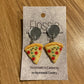 *Earrings Pizza Dangles