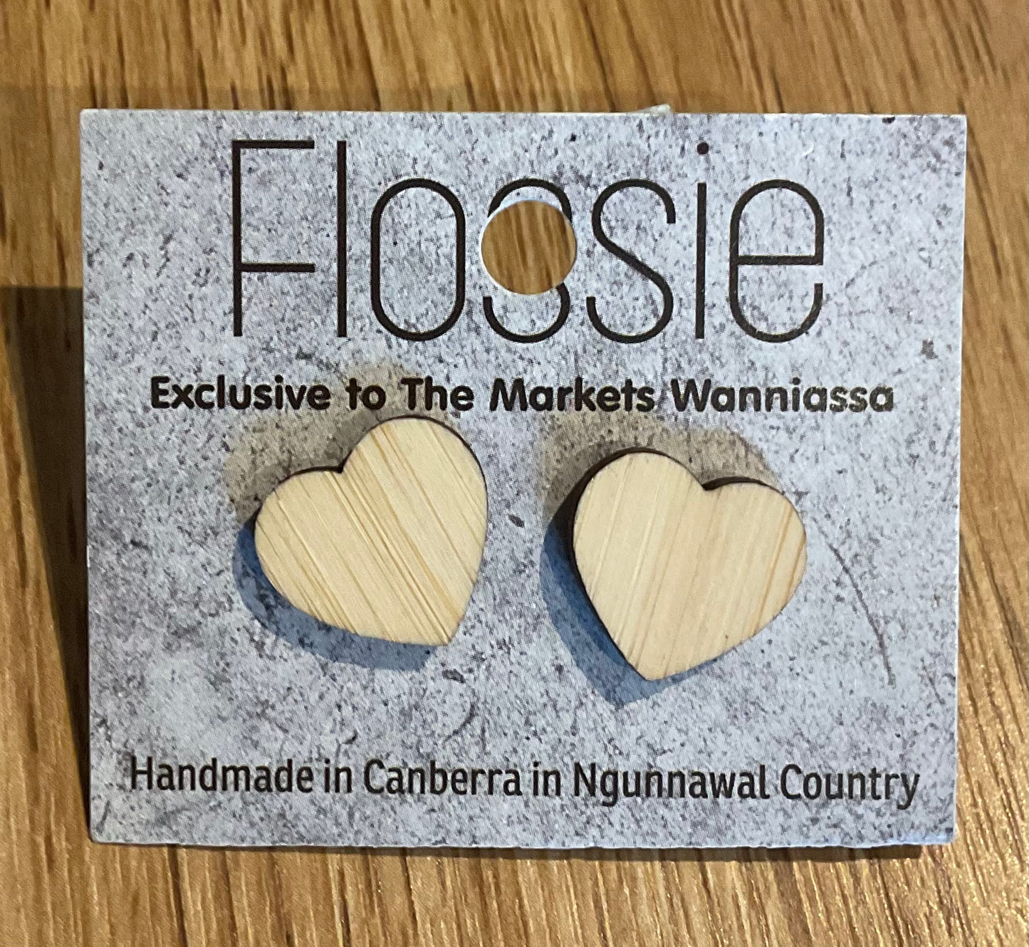 *Earrings Heart Studs