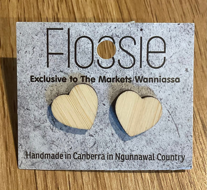 *Earrings Heart Studs