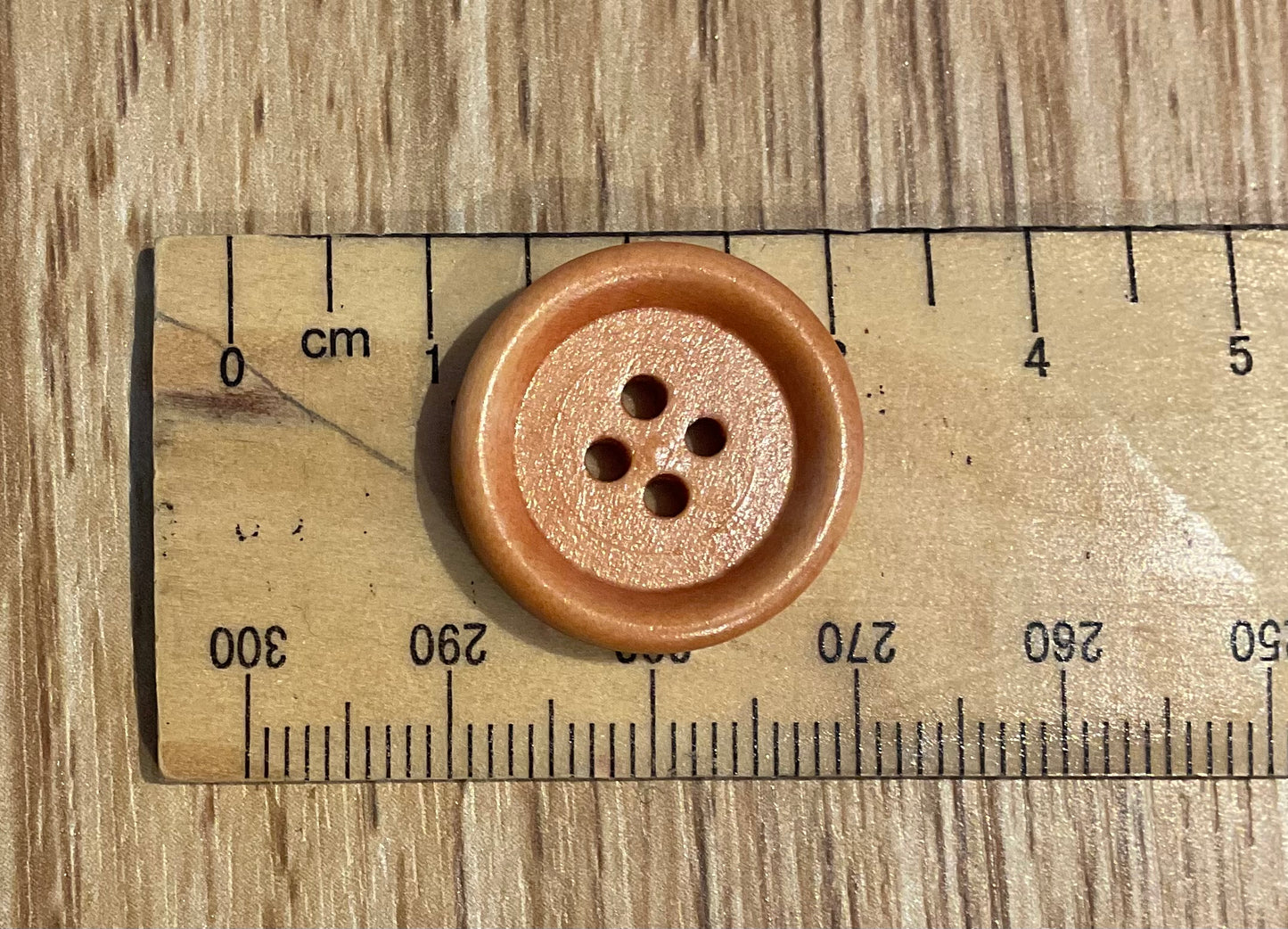 *Loose Buttons -Wooden Round
