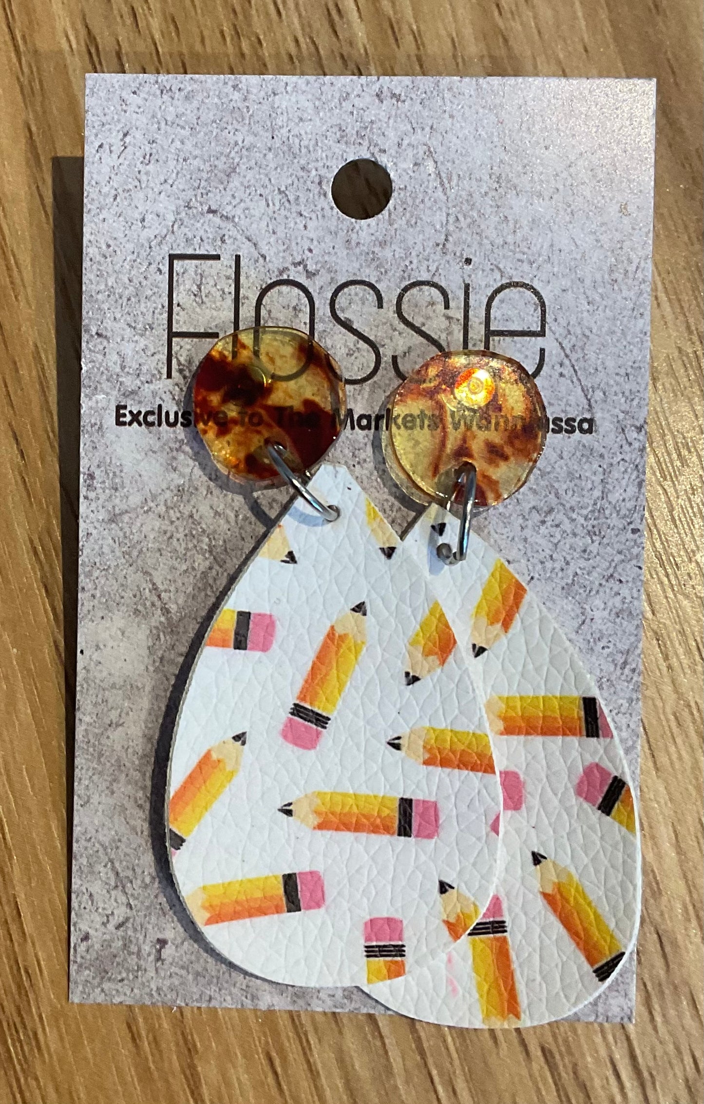 *Earrings Pencil & Paper Dangles