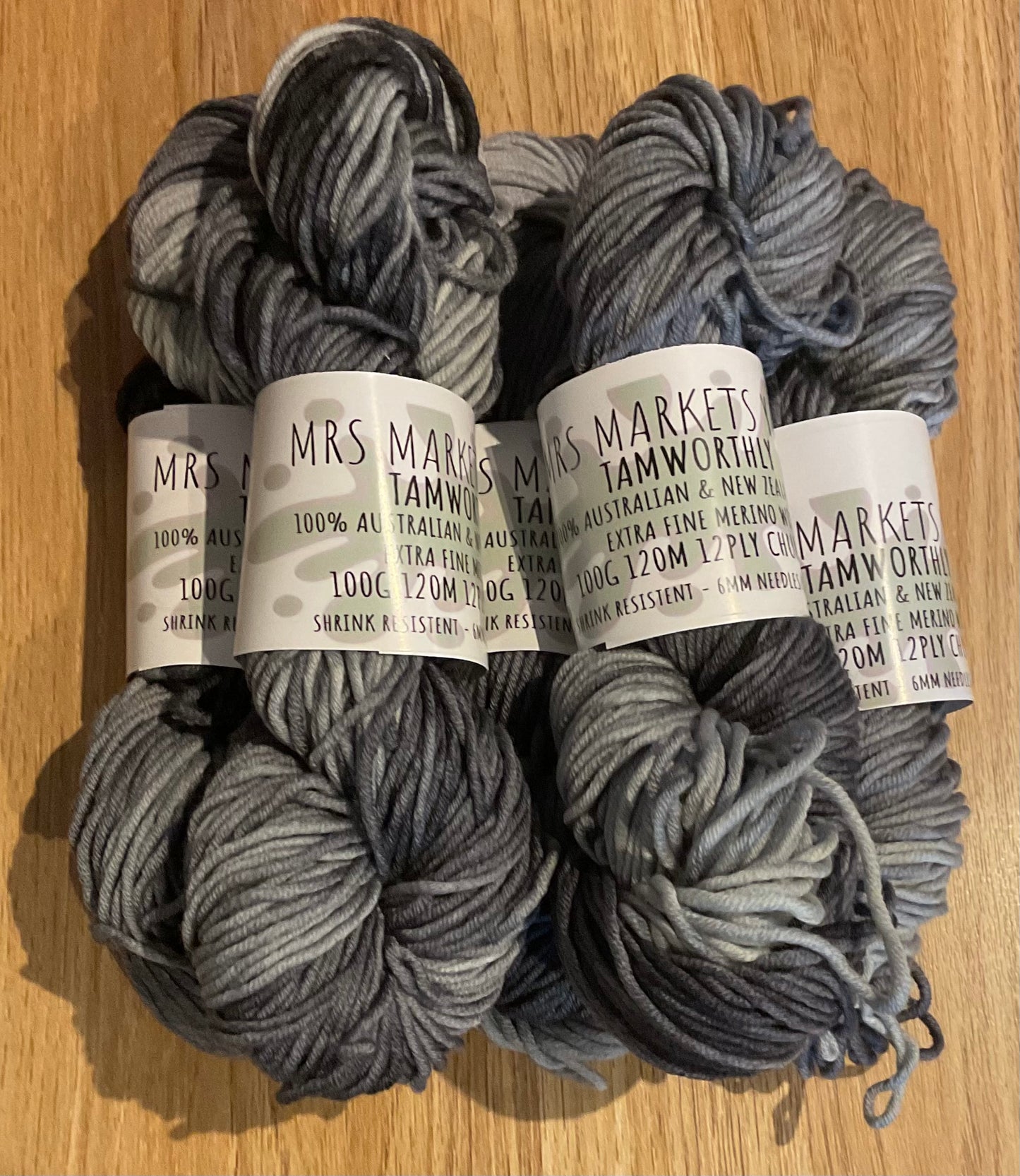 *Mrs Markets Tamworthly Yarn 12ply Trunk Shades