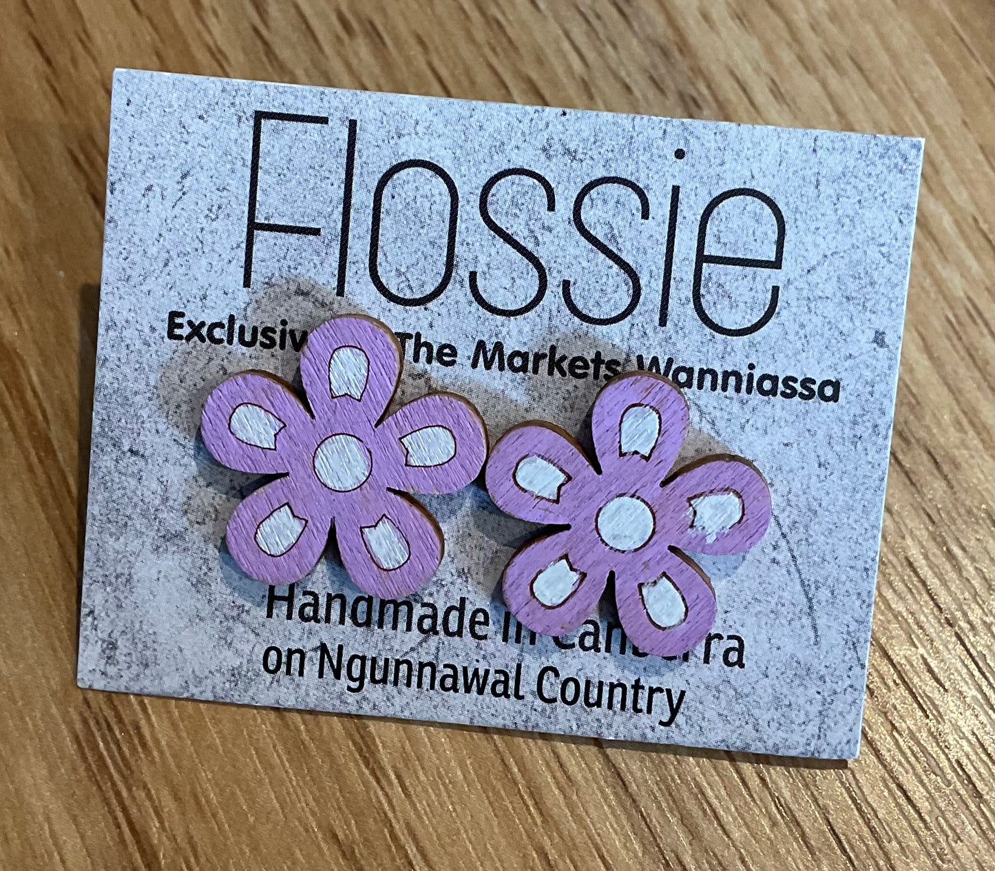 *Earrings Flower Studs