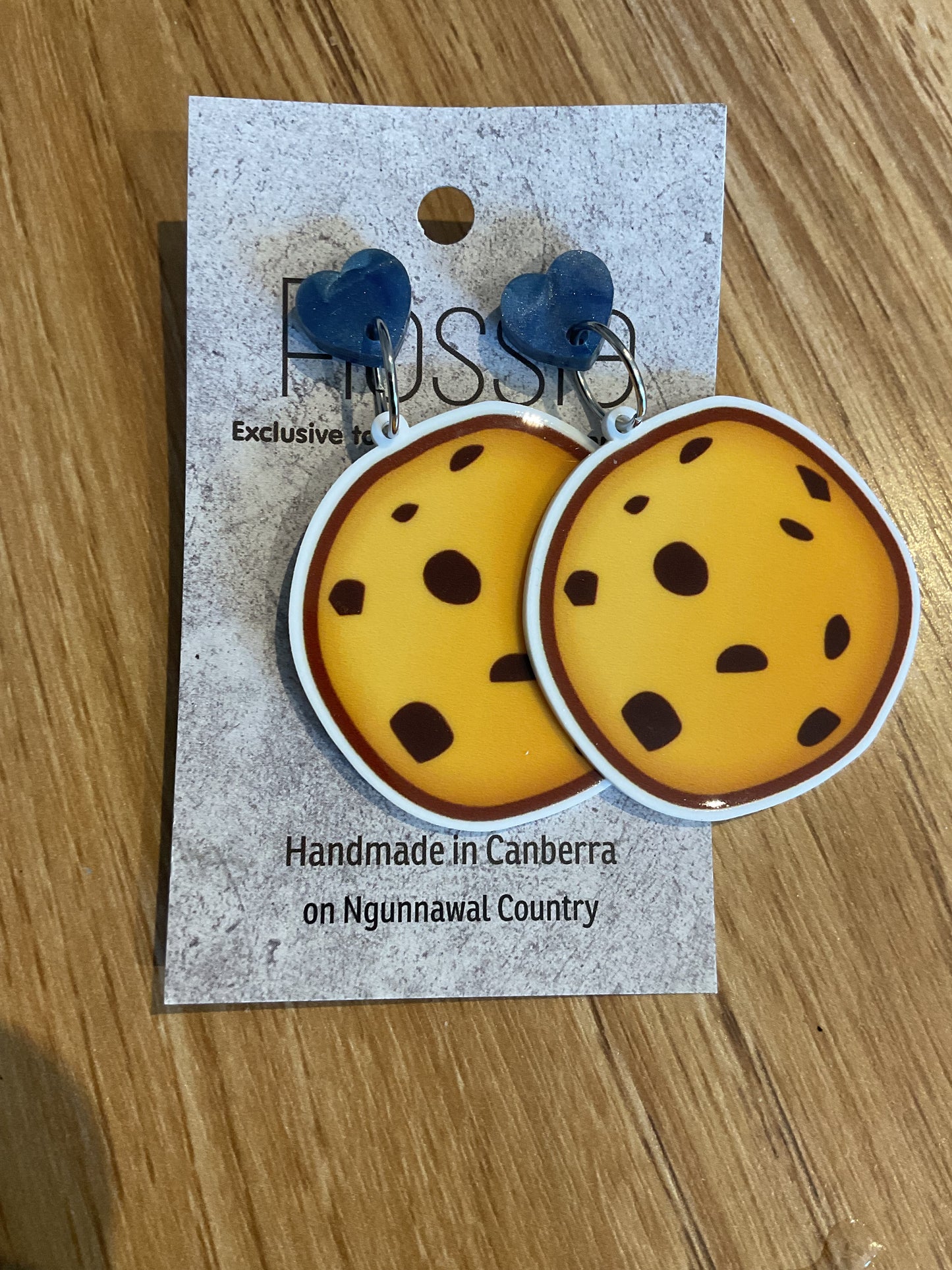 *Earrings Choc Cookies Dangles