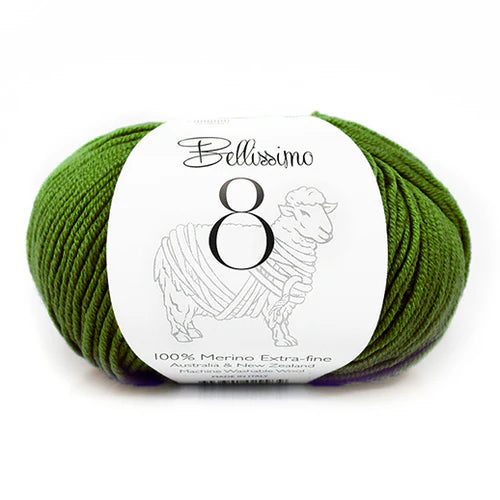 Bellissimo 8  8ply Extra Fine Merino Yarn