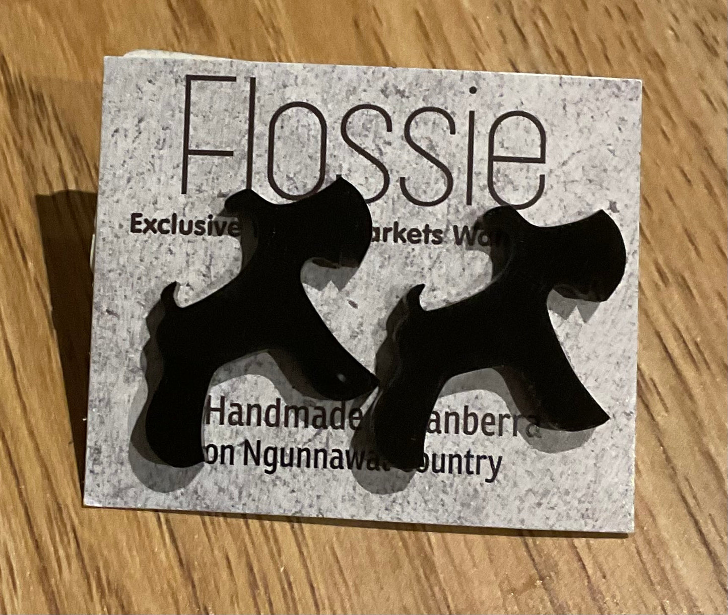 *Earrings Large Scottish Terrier Studs